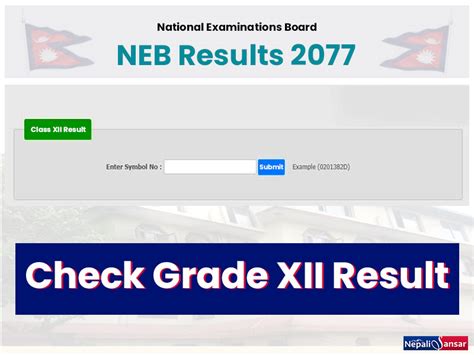Live – NEB Grade 12 Results 2077 Released! Check Results.